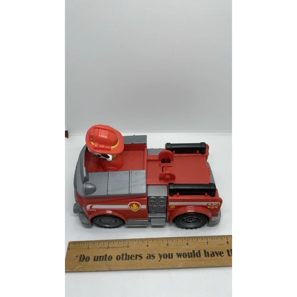 PAW PATROL MARHSALL WITH FIRE TRUCK TOY‎